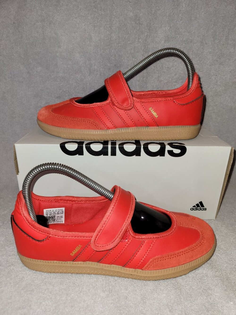Adidas Originals Samba Jane Red Gum Women's Size 5 KK1435 (#2564)